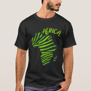 Camiseta GGT Zebra Green Striped Continente África