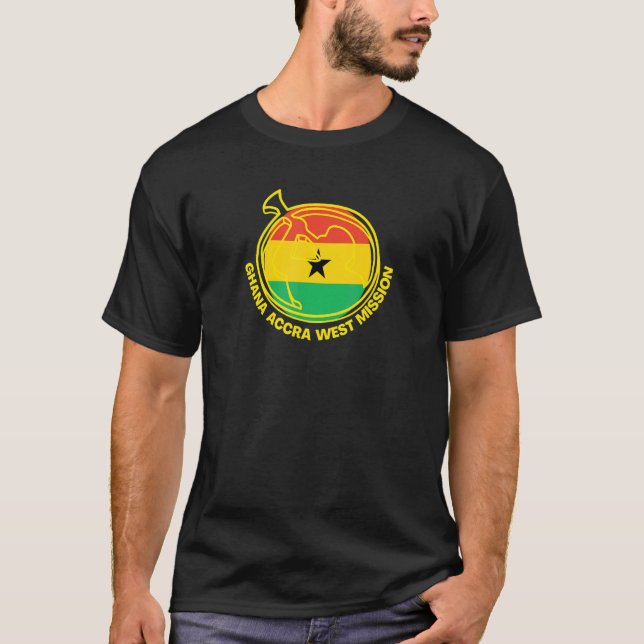 Camiseta Ghana Accra Misión de LDS Occidental Orgullosa Mis (Anverso)
