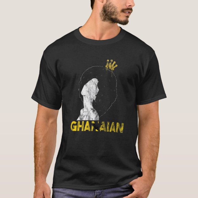 Camiseta Ghana: África Occidental: Orgullosa princesa me re (Anverso)