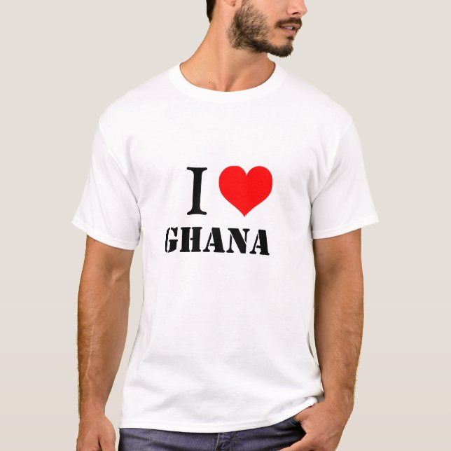 CAMISETA GHANA, AMO GHANA (Anverso)