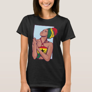 Camiseta Ghana Bandera Ghanesa África Orgullosa Princesa Re