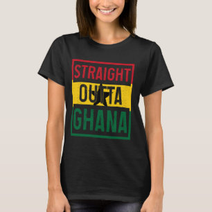 Camiseta Ghana: Bandera ghanesa enarbolada en directo