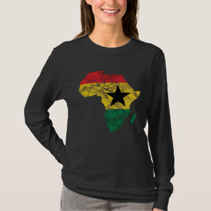 Camiseta Ghana Continente Africano Bandera de Ghana Fútbol