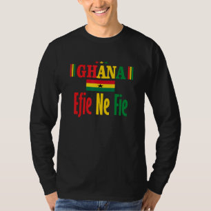 Camiseta Ghana Efie ne fie ghanés mujeres ghanesas hombres