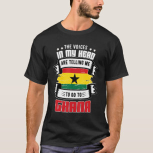 Camiseta Ghana En Mi Cabeza