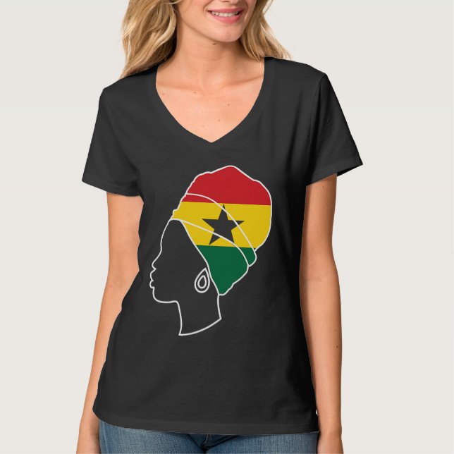 Camiseta Ghana Ghanaian Ghana Flag Ghana  Ghana Fans Ghana  (Anverso)