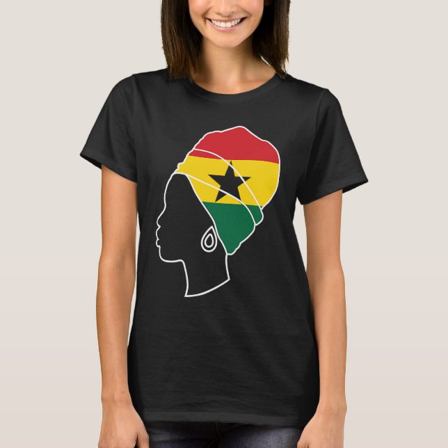 Camiseta Ghana Ghanaian Ghana Flag Ghana  Ghana Fans Ghana  (Anverso)