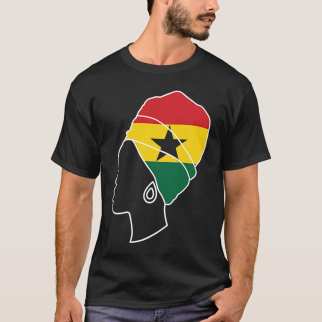 Camiseta Ghana Ghanaian Ghana Flag Ghana  Ghana Fans Ghana  (Anverso)
