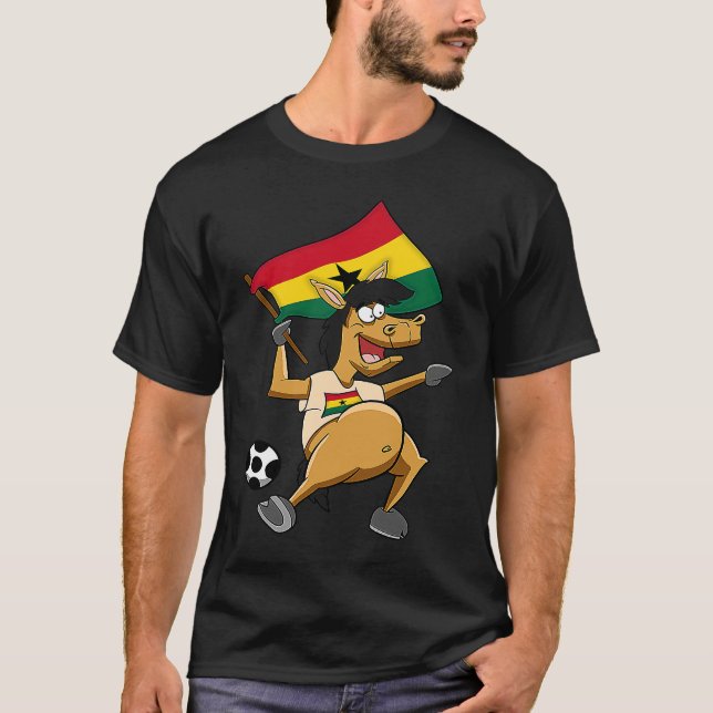 Camiseta Ghana Horse Fan (Anverso)