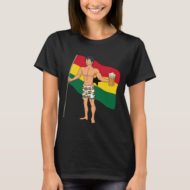 Camiseta Ghana Hot Boy (Anverso)