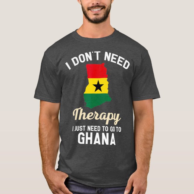Camiseta Ghana: Mapa de la bandera ghanesa de regalos de vi (Anverso)