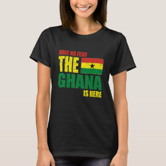 Camiseta Ghana no tiene miedo de que Ghana esté aquí