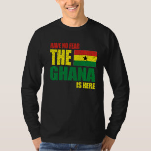 Camiseta Ghana no tiene miedo de que Ghana esté aquí
