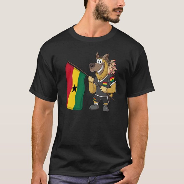 Camiseta Ghana Rasta Dog (Anverso)