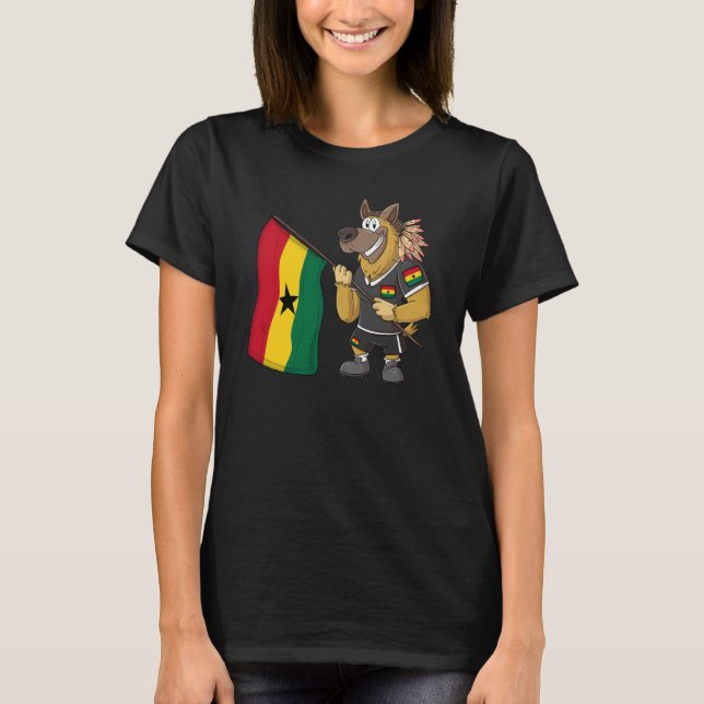 Camiseta Ghana Rasta Dog (Anverso)
