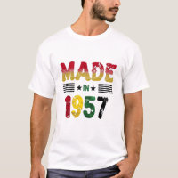 Ghana Tee: Orgullo retro vintage de 1957