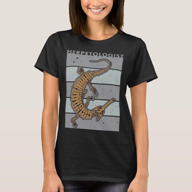 Camiseta Gharial biologist reptiles zoology herpetology (Anverso)