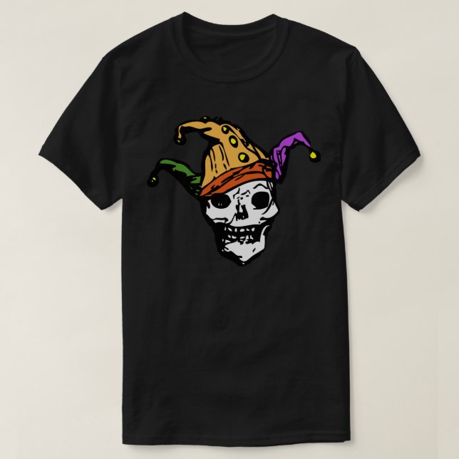 Camiseta Ghasted Jester Skull (Diseño del anverso)