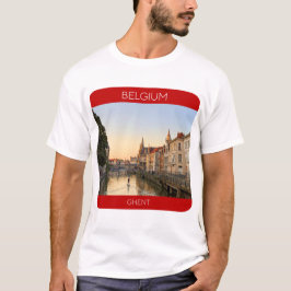 Camiseta Ghent, Belgium Travel T-Shirt