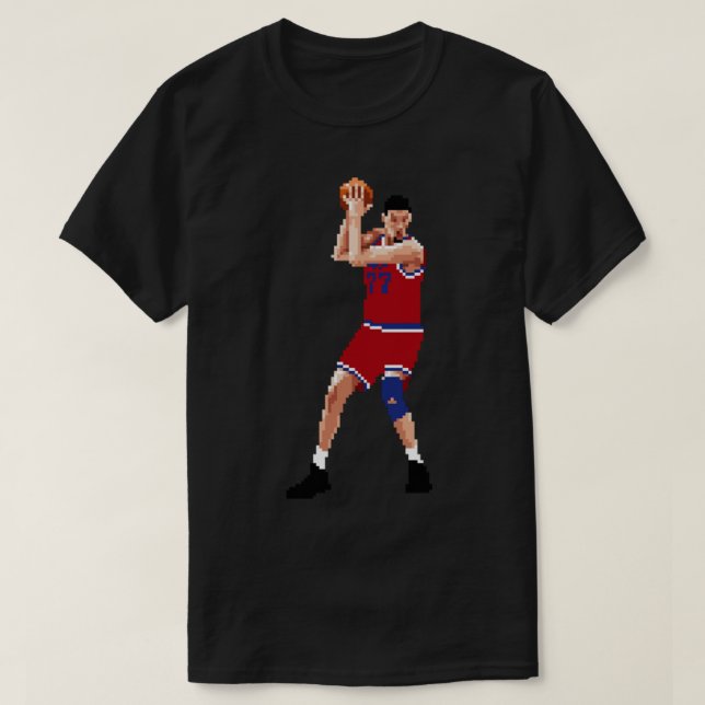 Camiseta Gheorghe Muresan Pixel Post   (Diseño del anverso)
