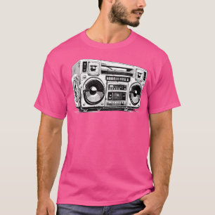 Camiseta Ghetto Blaster Hip Hop 80'S 90'S Street Gangster R