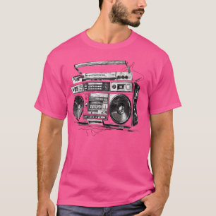 Camiseta Ghetto Blaster Hip Hop 80'S 90'S Street Gangster R