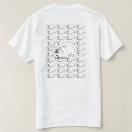 Camiseta Ghibli unisex diseñado "molestó el gato" ilustrado