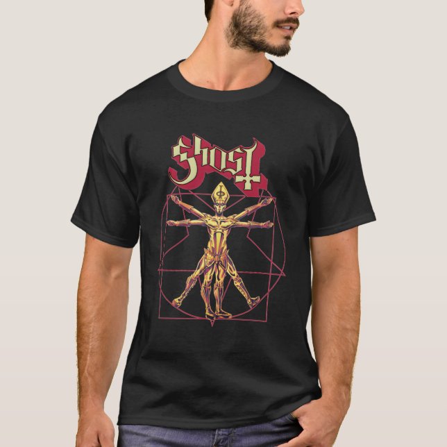 Camiseta Ghost Â€"Red Popestar (Anverso)