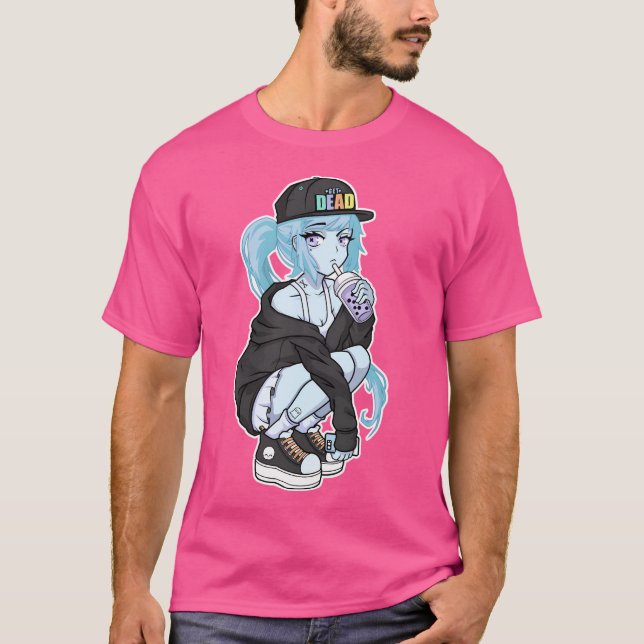 Camiseta Ghost Anime Ghost Chica (Anverso)