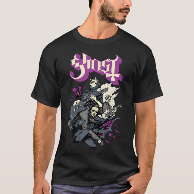 Camiseta Ghost Bats Y Banda (Anverso)