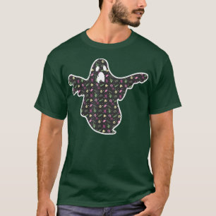 Camiseta Ghost Boo Grim Reaper Mompkin patrón Halloween Fác