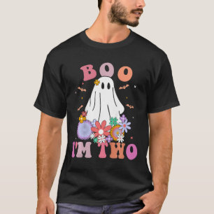 Camiseta Ghost Boo Soy Dos Años Segundo Nacimiento Niños Ha
