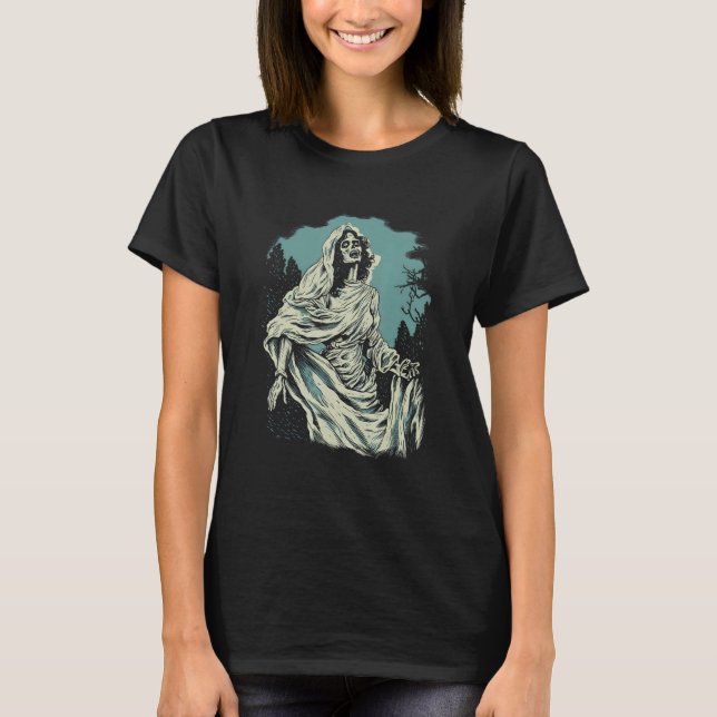 Camiseta Ghost Bride La Llorona by Haunted Horror Halloween (Anverso)