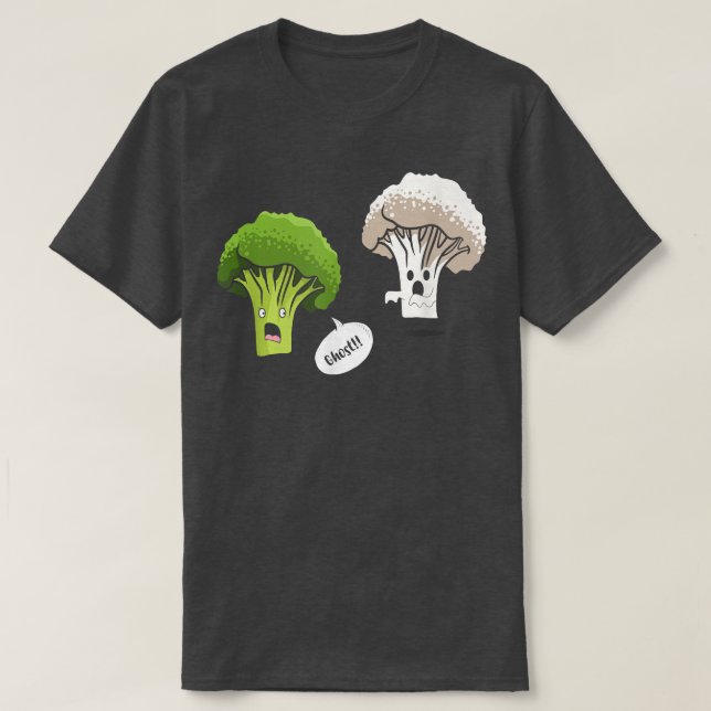 Camiseta Ghost Brocolli Cauliflower Vegetable (Diseño del anverso)