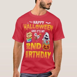 Camiseta Ghost Candy Corns Cake Happy Halloween Its My 32nd