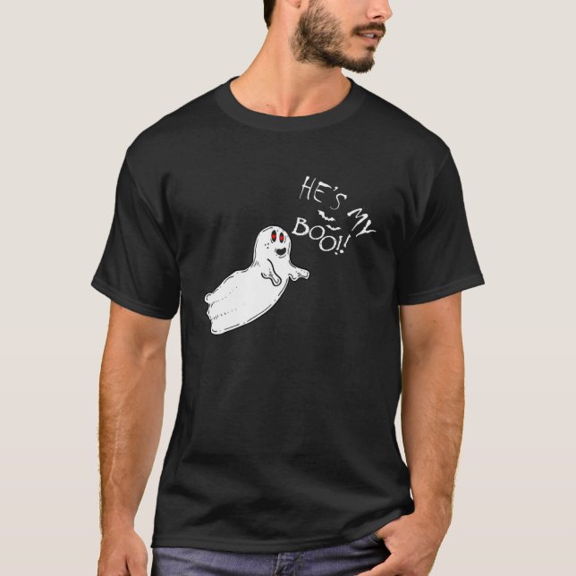 Camiseta Ghost Couples Halloween Costume matching (Anverso)