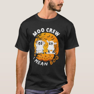 Camiseta Ghost Cow Moo Me Refiero A Boo Calabaza Luna Hallo