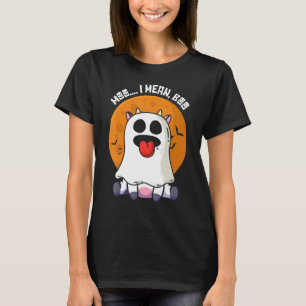 Camiseta Ghost Cow Moo Me Refiero A Boo Calabaza Luna Hallo