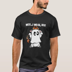 Camiseta Ghost Cow Moo Me Refiero A Boo Halloween, Cow Love