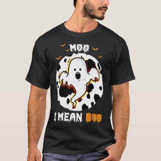 Camiseta Ghost Cow Moo Me refiero a Boo Wits - H graciosa v