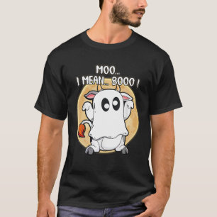 Camiseta Ghost Cow Moo Me Refiero A La Calabaza De Boo