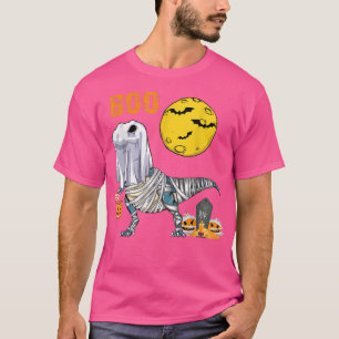 Camiseta Ghost Dinosaur Mummy Gracioso Boo Halloween Niños