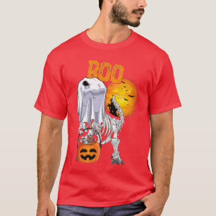 Camiseta Ghost Dinosaur T re Funny Boo Halloween Boys Men P