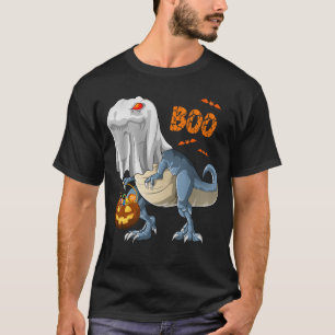 Camiseta Ghost Dinosaur T rex Funny Boo Halloween