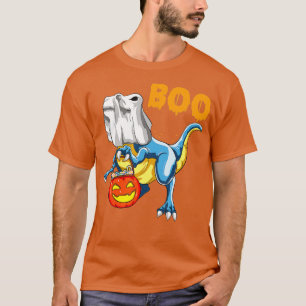 Camiseta Ghost Dinosaur T rex Funny Boo Halloween Regalos H