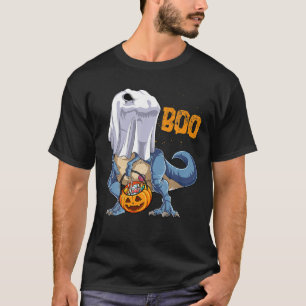 Camiseta Ghost Dinosaur T Rex Funny Boo Halloween Regalos H