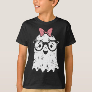 Camiseta Ghost Eyegl Chica Halloween Girly Ghost