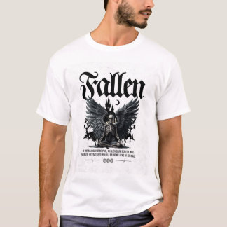 Camiseta Ghost Fallen Skeleton Wings Shirt, regalo para los