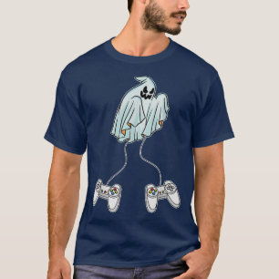 Camiseta Ghost Gamer Lazy Halloween Costume Videogame