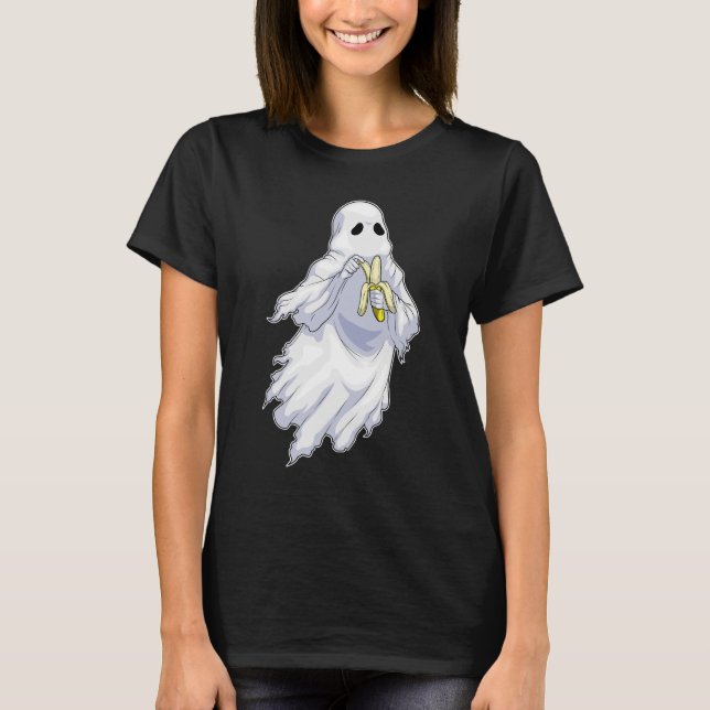 Camiseta Ghost Halloween Banana (Anverso)